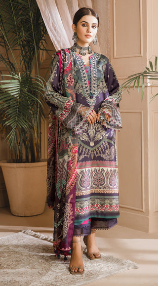 AEC21 05 Sahar Noor Bano Embroidered Cambric Collection