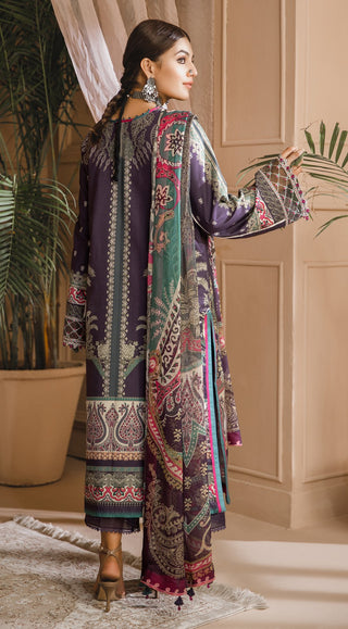 AEC21 05 Sahar Noor Bano Embroidered Cambric Collection