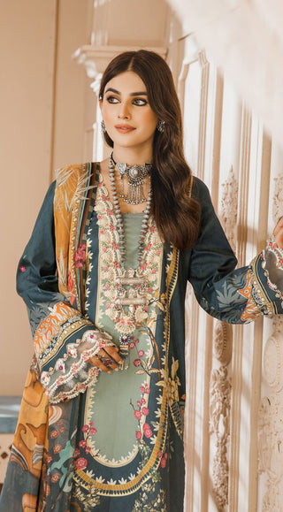 AEC21 06 Shahzeen Noor Bano Embroidered Cambric Collection