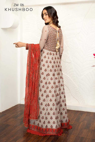 ZM 06 Khushboo Mehekmah Embroidered Chiffon Collection