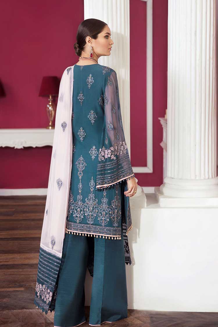 Picture of Flossie - 905 Aquarius Safeera Embroidered Chiffon Collection Vol 9 - Available at Raja Sahib