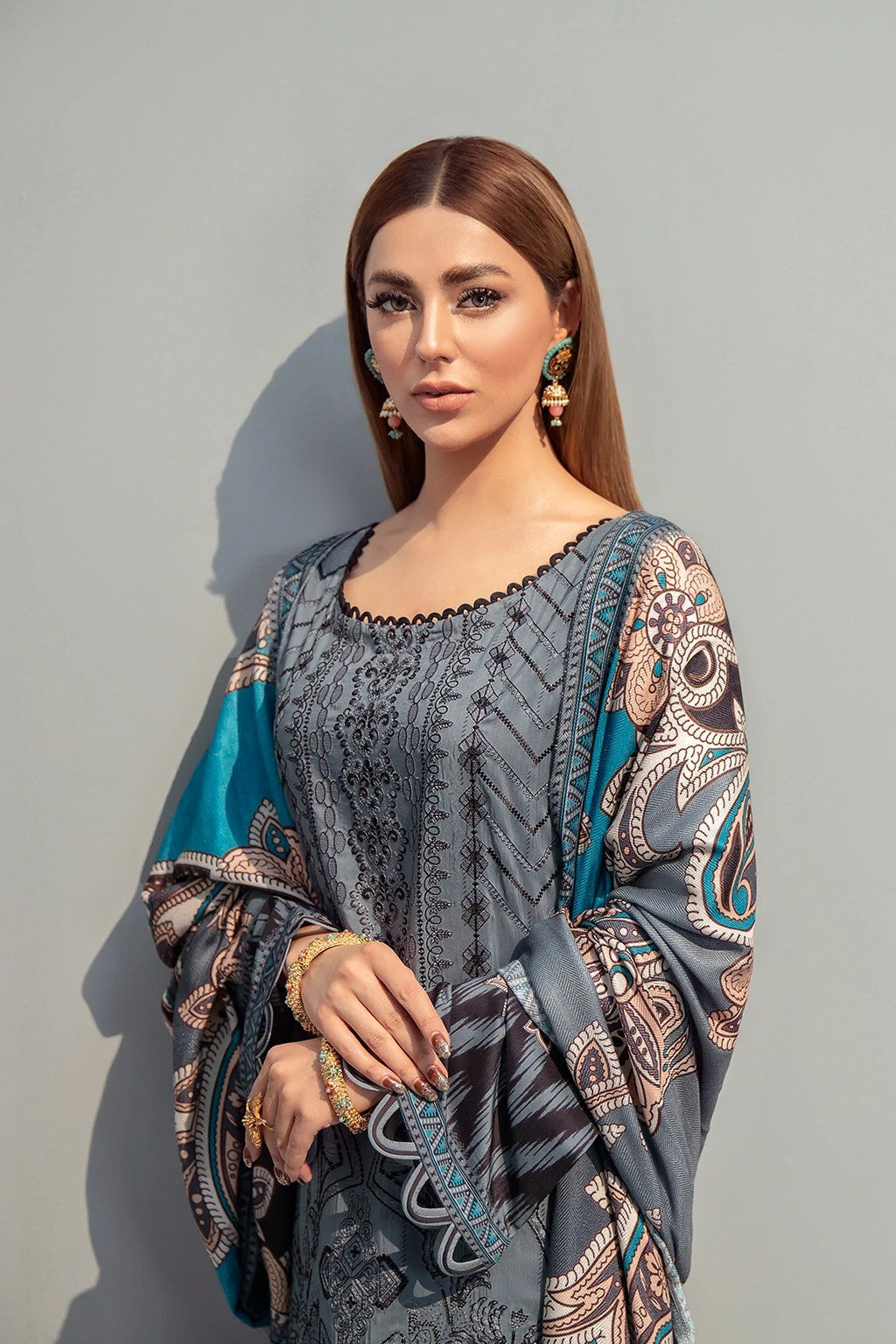 Picture of Ramsha - I 204 Mashaal Winter Collection Vol 2 - Available at Raja Sahib