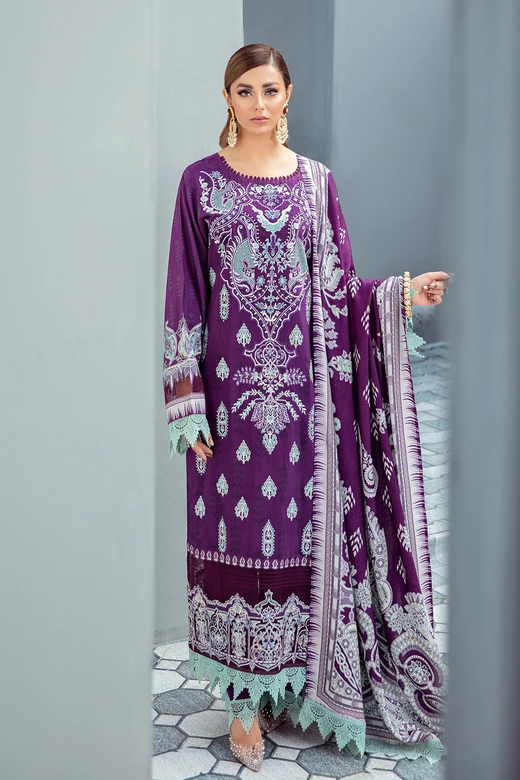 Picture of Ramsha - I 206 Mashaal Winter Collection Vol 2 - Available at Raja Sahib