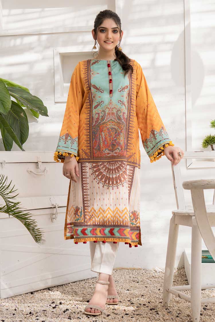 Picture of Ellena - E21 KC1 07 Single Shirt Summer Collection - Available at Raja Sahib