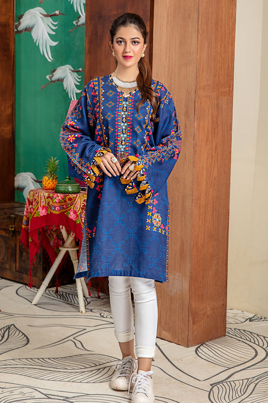 Picture of Ellena - E21-KRK-003B Khaddar Kurti Collection - Available at Raja Sahib