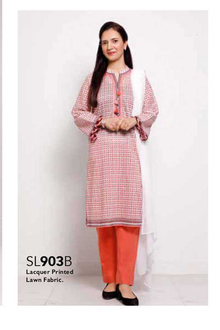 1 PC Printed Lawn Shirt SL903B Mothers Summer Lawn Collection