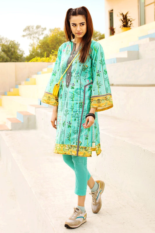 Picture of Gul Ahmed - 1 PC Digital Printed Lawn SL936A Bagh-e-Gul Floral Printed Collection - Available at Raja Sahib