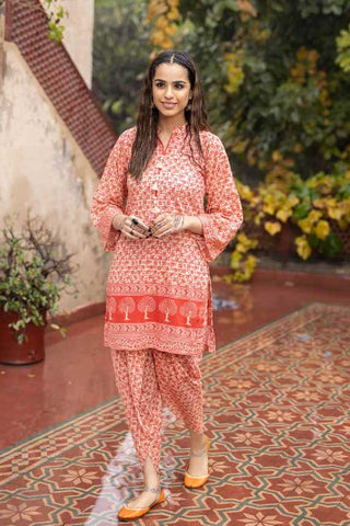 1 PC Printed Lawn Shirt SL949A Vintage Garden Summer Lawn Collection