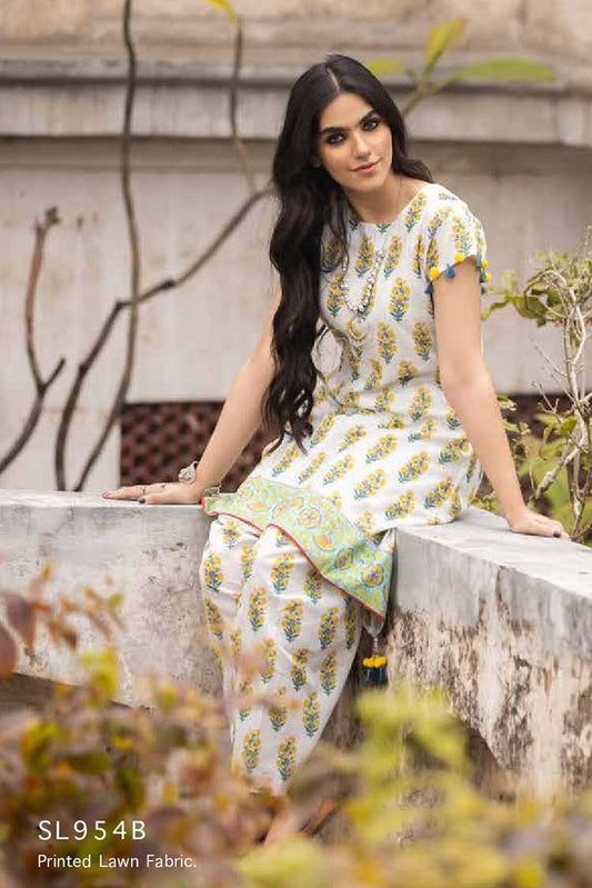 Picture of Gul Ahmed - 1 PC Printed Lawn Shirt SL954B Vintage Garden Summer Lawn Collection - Available at Raja Sahib