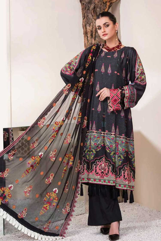 Picture of Riaz Arts - AH 08 Hoor Embroidered Lawn Karandi Collection Vol 7 - Available at Raja Sahib