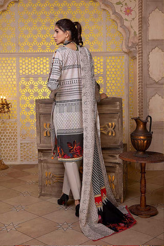 RKCW 10 Khaddar With Cut Work Embroidered Dupatta Collection