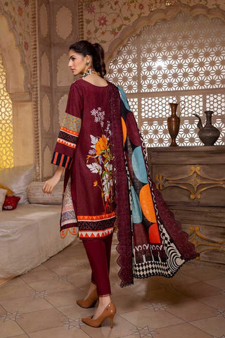 RKCW 02 Khaddar With Cut Work Embroidered Dupatta Collection