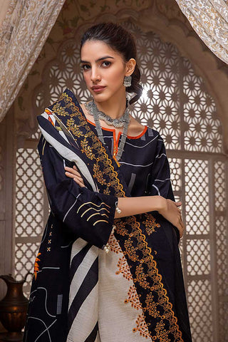 RKCW 07 Khaddar With Cut Work Embroidered Dupatta Collection