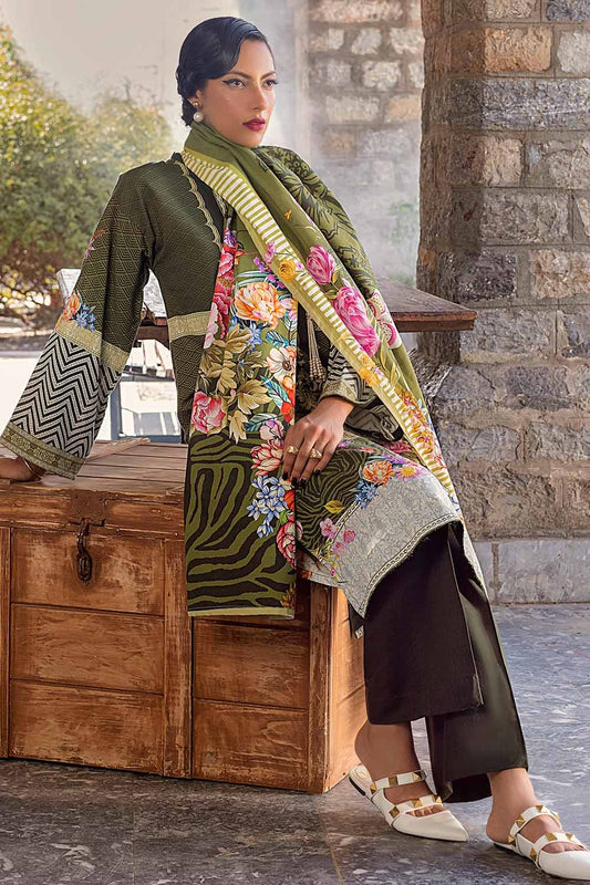 Picture of Gul Ahmed - 3PC Digital Printed Khaddar Suit K12019B Fall Winter Collection Vol 2 - Available at Raja Sahib