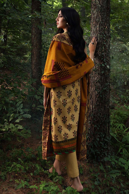 Picture of Gul Ahmed - 2PC Digital Printed Khaddar Suit TK12010B Fall Winter Collection - Available at Raja Sahib