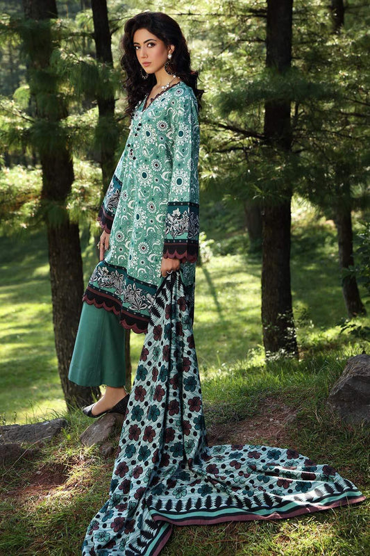 Picture of Gul Ahmed - 2PC Digital Printed Khaddar Suit TK12013A Fall Winter Collection - Available at Raja Sahib