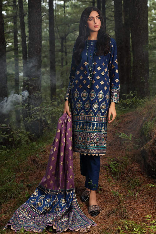 Picture of Gul Ahmed - 2PC Digital Printed Khaddar Suit TK12014A Fall Winter Collection - Available at Raja Sahib