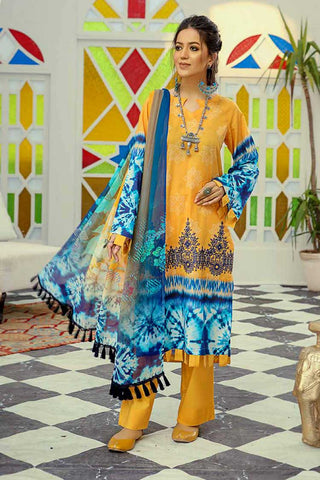 Riaz Arts Design 01 Silver Series Embroidered Chunri Lawn Collection 2022