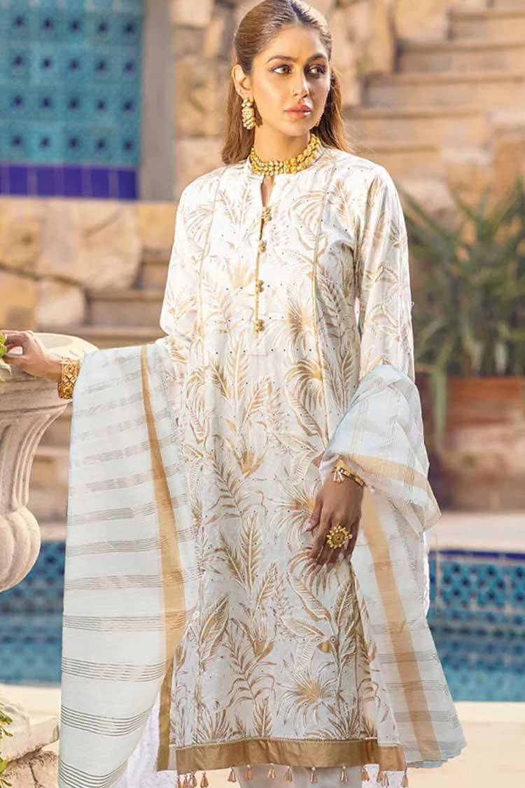 Picture of Salitex - RE 000012 Noor e Khas Embroidered Lawn Collection - Available at Raja Sahib