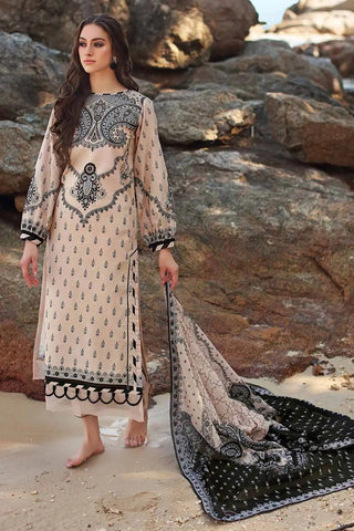 2PC Printed Lawn Suit BT 22006 Ambrosia Black & White Collection