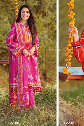 3 Piece Printed Lawn Suit CL22016 Summer Essential Lawn Collection