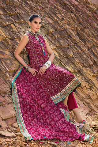 3 Piece Printed Lawn Suit CL22054A Chunri Lawn Collection