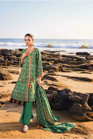 Gul Ahmed 3 Piece Printed Lawn Suit CL22054B Chunri Lawn Collection 2022