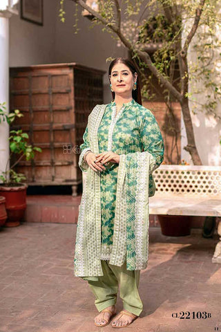 Gul Ahmed 3 Piece Printed Lawn Suit CL22103B Mothers Lawn Collection 2022