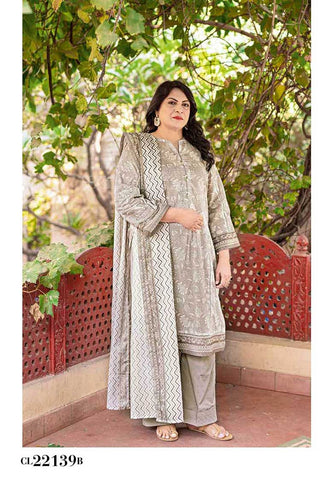 Gul Ahmed 3 Piece Printed Lawn Suit CL22139B Mothers Lawn Collection 2022
