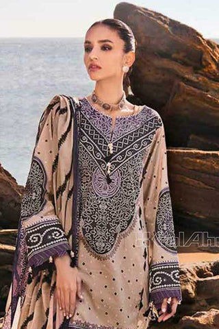 3 Piece Printed Lawn Suit CL22143B Chunri Lawn Collection
