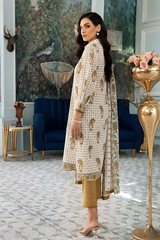 3PC Printed Lawn Suit CL 22223 A Florence Collection