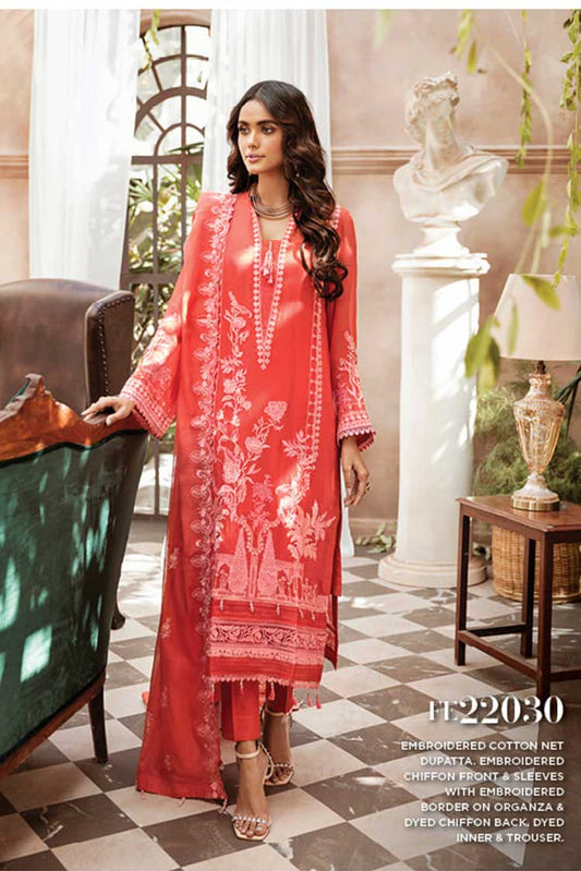 Picture of Gul Ahmed - 3 PC Embroidered Suit FE 22030 Luxury Festive Eid Collection - Available at Raja Sahib