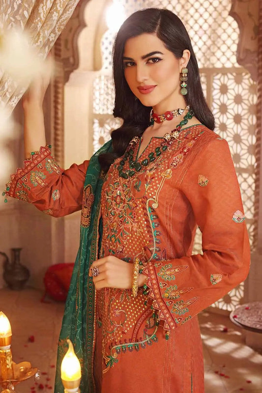 Picture of Gul Ahmed - 3PC Jacquard Embroidered Suit FE 22044 Eid Ul Adha Festive Collection - Available at Raja Sahib