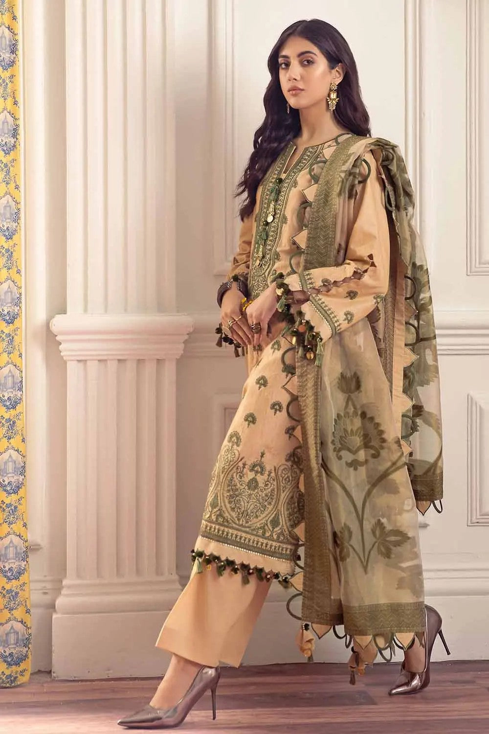 Picture of Gul Ahmed - 3PC Lawn Embroidered Suit FE 22071 Eid Ul Adha Festive Collection - Available at Raja Sahib