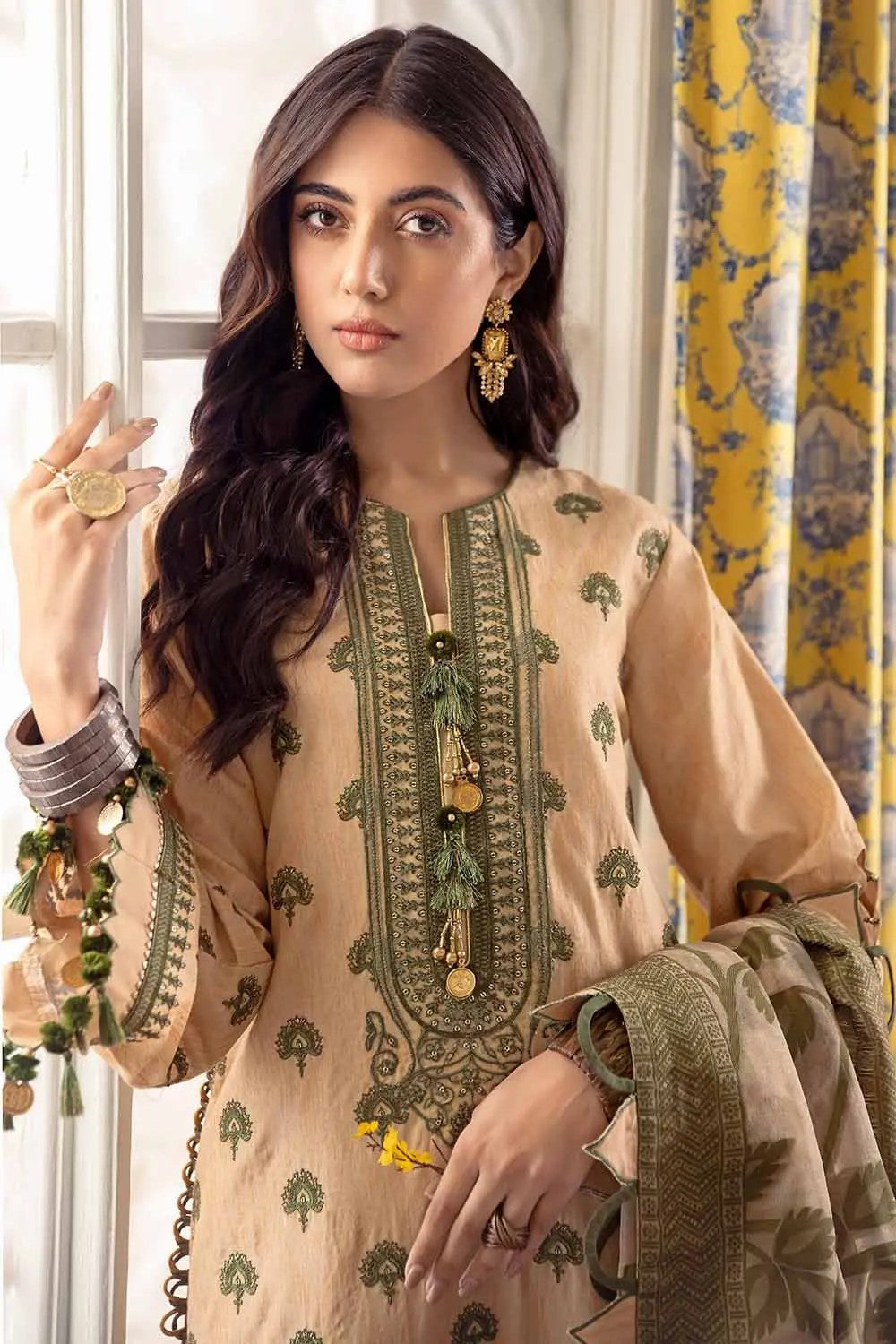 Picture of Gul Ahmed - 3PC Lawn Embroidered Suit FE 22071 Eid Ul Adha Festive Collection - Available at Raja Sahib