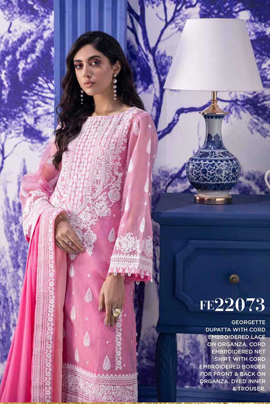 Picture of Gul Ahmed - 3 PC Embroidered Suit FE22073 Festive Luxury Collection - Available at Raja Sahib