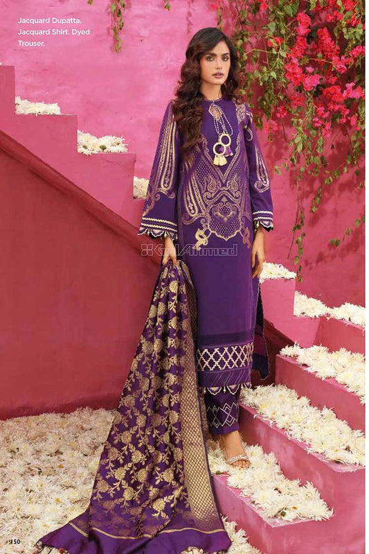 Picture of Gul Ahmed - 3PC Jacquard Suit MJ22003 Summer Premium Lawn Collection - Available at Raja Sahib