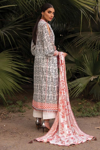 3 PC Printed Lawn Suit SS002B Spring Summer Collection Vol 3