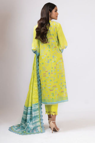 3 PC Printed Lawn Suit With Lawn Dupatta SS037B Spring Summer Lawn Collection Vol 1