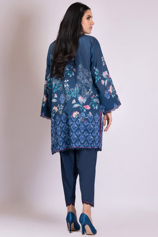 2 PC Printed Lawn Suit With Cambric Trouser SS041A Spring Summer Lawn Collection Vol 1