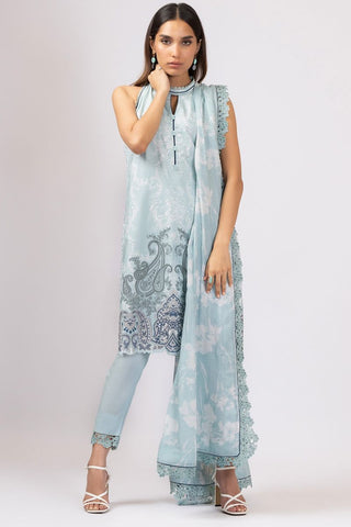 Al Karam 3 PC Printed Lawn Suit With Cotton Net Dupatta SS06 Spring Summer Lawn Collection 2022 Vol 1
