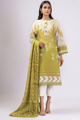 Al Karam 3 PC Printed Lawn Suit With Cotton Net Dupatta SS16B Spring Summer Lawn Collection 2022 Vol 1