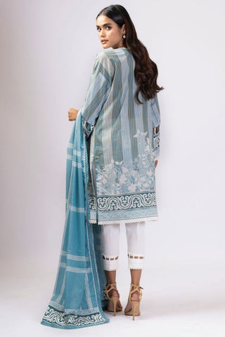 3 PC Printed Lawn Suit With Doria Dupatta SS23A Spring Summer Lawn Collection Vol 1