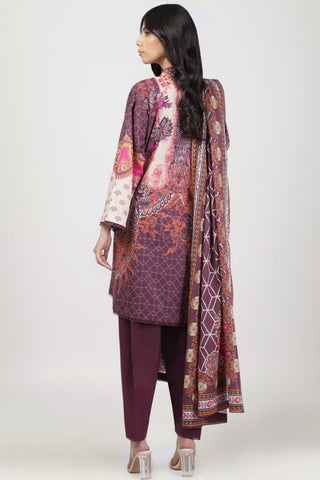3 PC Printed Lawn Suit With Lawn Dupatta SS26B Spring Summer Lawn Collection Vol 1