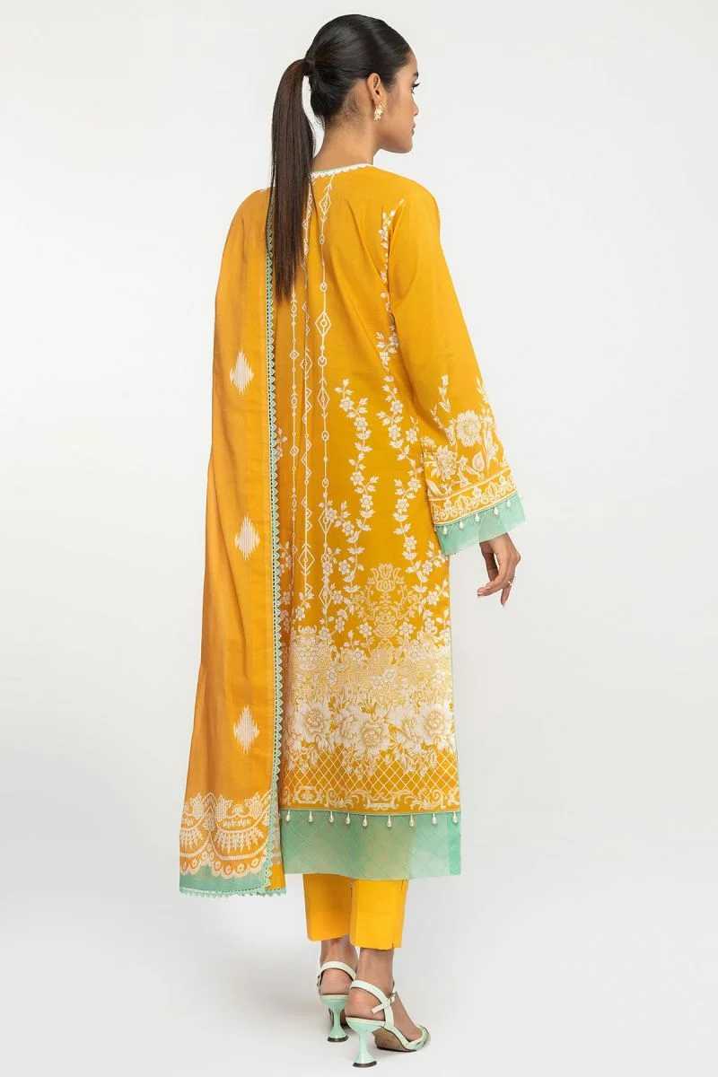 Picture of Al Karam - 3 PC Printed Lawn Suit SS321A Spring Summer Collection Vol 3 - Available at Raja Sahib