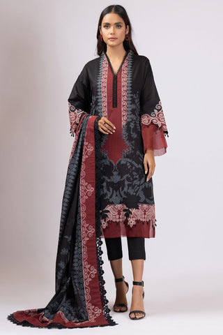 Al Karam 2 PC Printed Lawn Suit With Doria Dupatta SS42A Spring Summer Lawn Collection 2022 Vol 1
