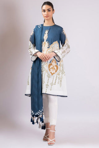 Al Karam 2 PC Printed Lawn Suit With Lawn Dupatta SS44A Spring Summer Lawn Collection 2022 Vol 1