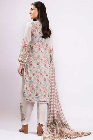 3 PC Embroidered Lawn Suit With Cotton Net Dupatta SS4A Spring Summer Lawn Collection Vol 1