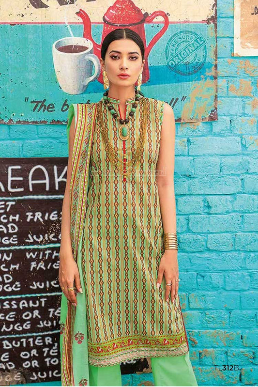 Picture of Gul Ahmed - 2 PiecePrinted Lawn Suit TL312B Summer Essential Lawn Collection - Available at Raja Sahib