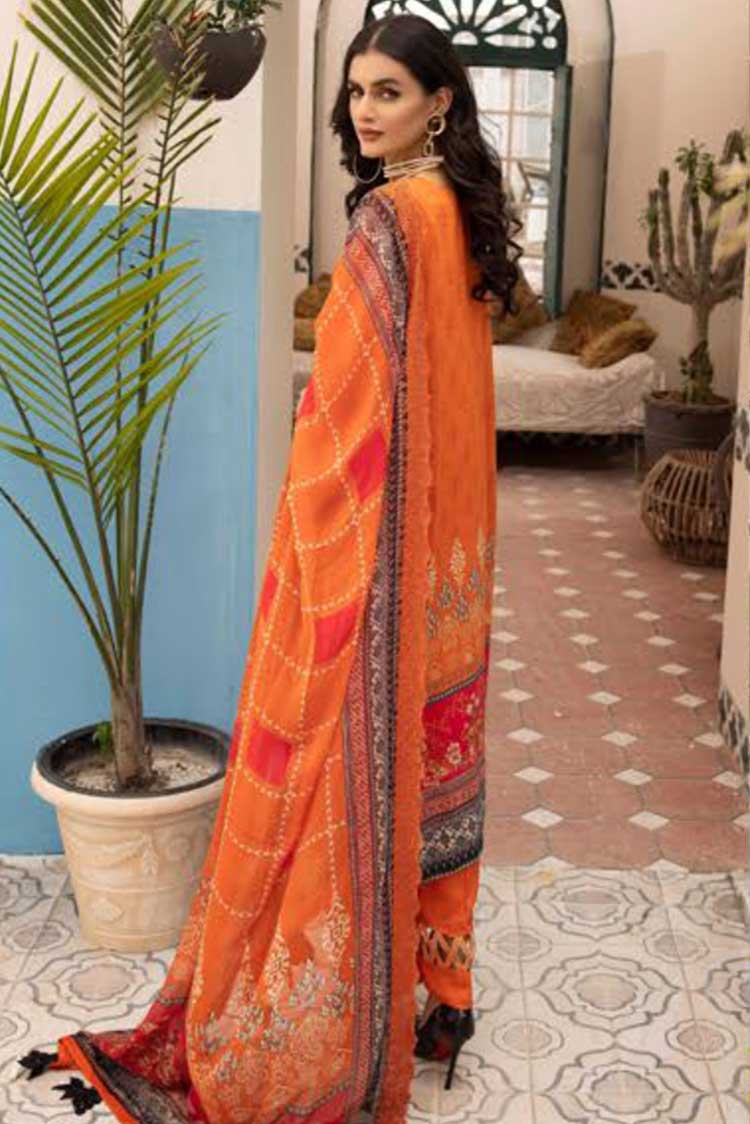 Picture of Shaista - Design 380 Miraal Viscose Digital Printed Embroidered Collection - Available at Raja Sahib